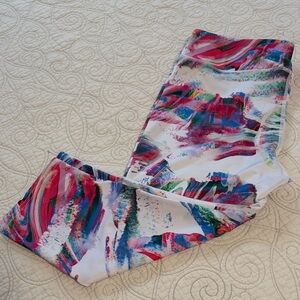 Reel Legends Multicolor Abstract Cropped Leggings